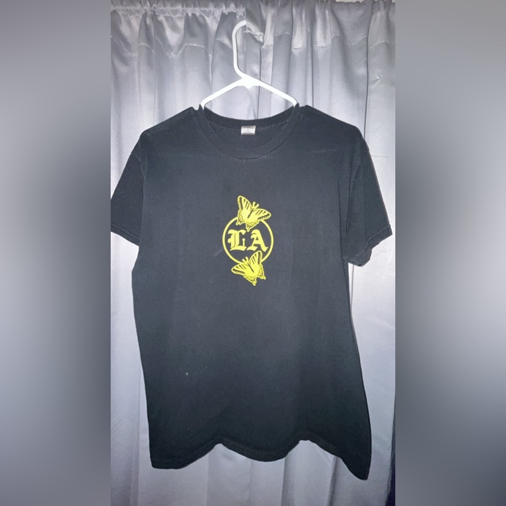 black / Yellow LA SHIRT